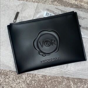Viktor & Rolf Black Embossed Clutch